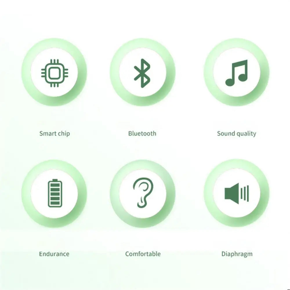 RYRA TWS Bluetooth 5.1 Earphones With Charging Box Wireless Headphone Stereo Sports Transparent Digital Display Earbuds Headsets